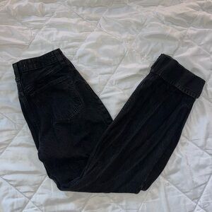 Abercrombie High Rise Straight Leg Jean Curve Love Size 25 Black